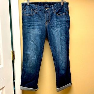 NWOT Lucky brand sweet crop jeans.